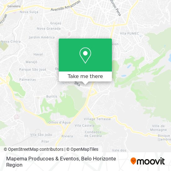 Mapema Producoes & Eventos map