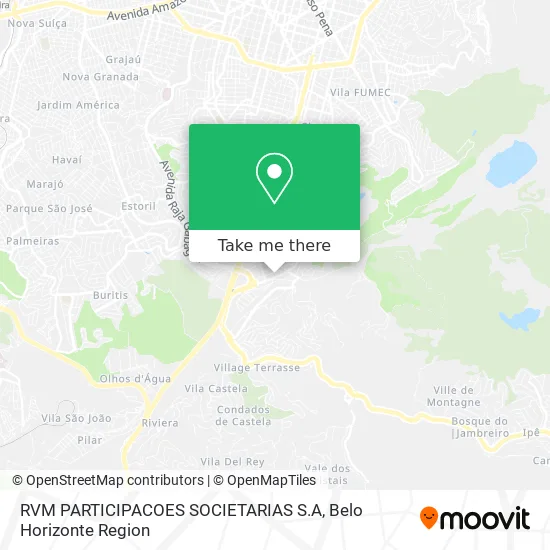 RVM PARTICIPACOES SOCIETARIAS S.A map