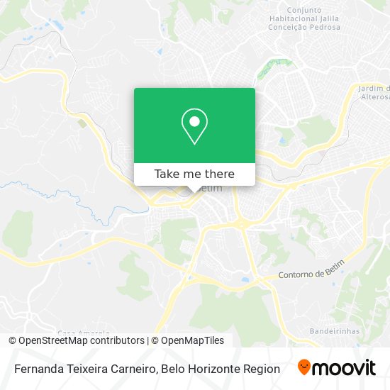 Fernanda Teixeira Carneiro map