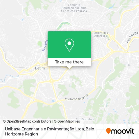Unibase Engenharia e Pavimentação Ltda map