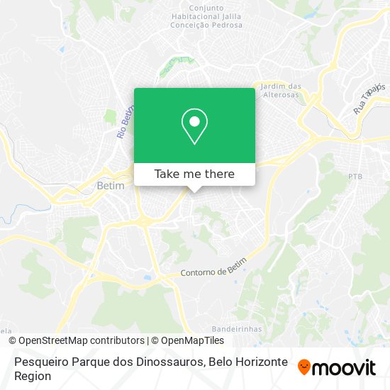 Pesqueiro Parque dos Dinossauros map
