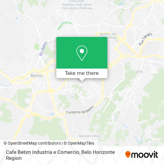 Cafe Betim Industria e Comercio map