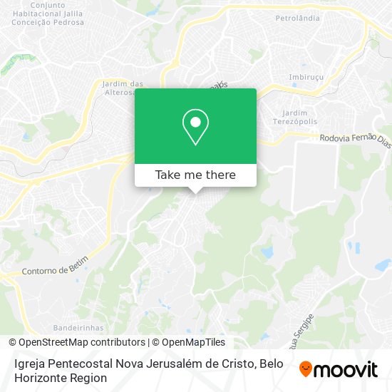 Igreja Pentecostal Nova Jerusalém de Cristo map
