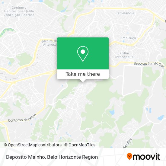 Deposito Mainho map