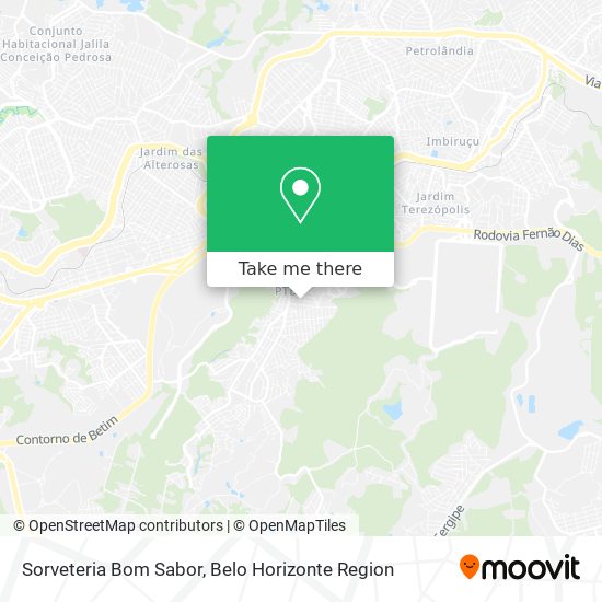 Sorveteria Bom Sabor map