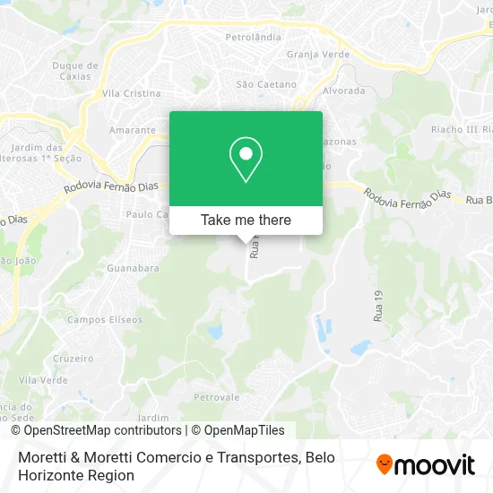 Moretti & Moretti Comercio e Transportes map