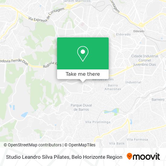 Studio Leandro Silva Pilates map