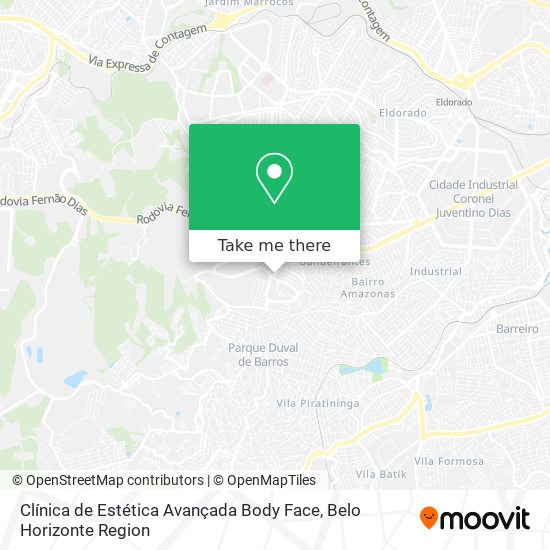Clínica de Estética Avançada Body Face map
