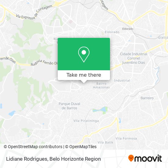 Lidiane Rodrigues map