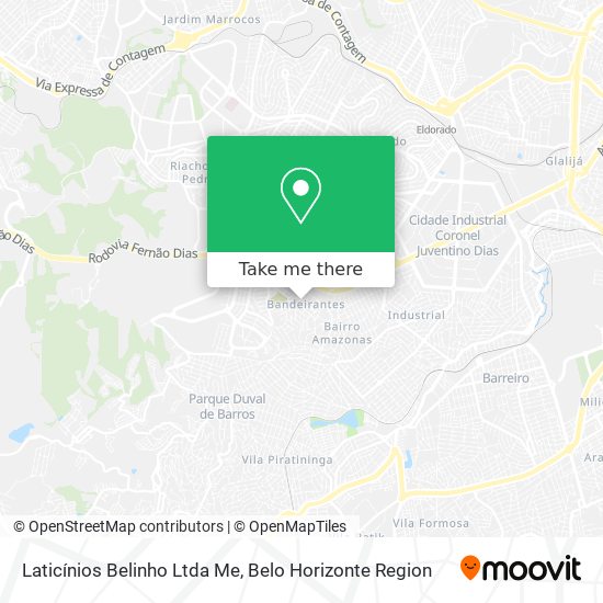 Laticínios Belinho Ltda Me map