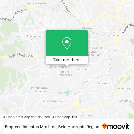 Empreendimentos Mm Ltda map
