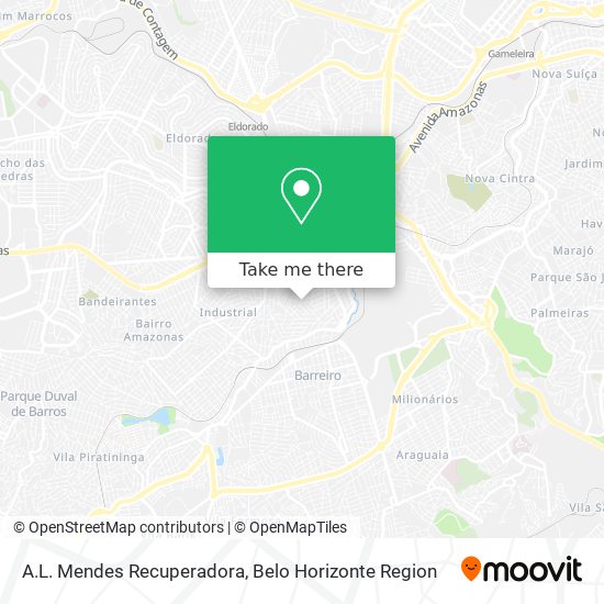 A.L. Mendes Recuperadora map