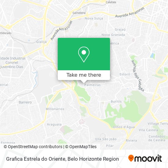 Grafica Estrela do Oriente map