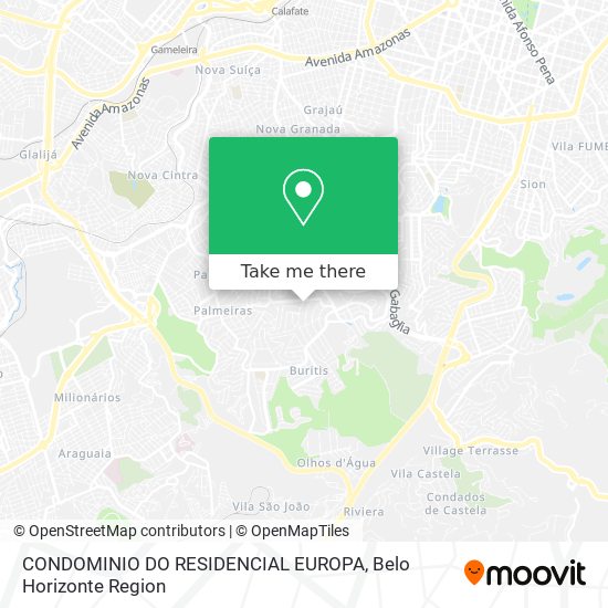 CONDOMINIO DO RESIDENCIAL EUROPA map