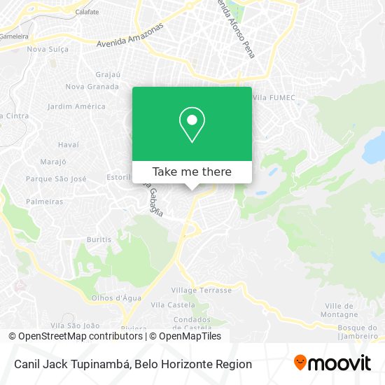 Canil Jack Tupinambá map