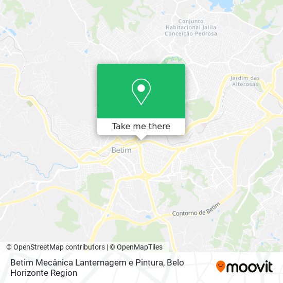 Betim Mecânica Lanternagem e Pintura map