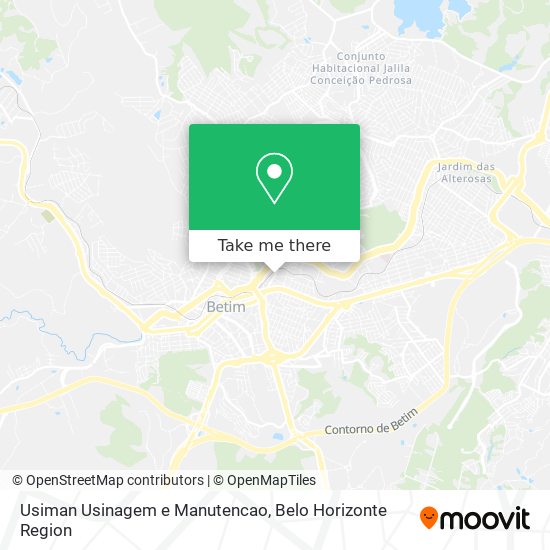 Usiman Usinagem e Manutencao map