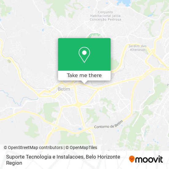 Suporte Tecnologia e Instalacoes map