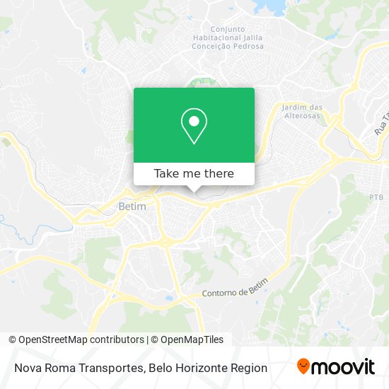 Nova Roma Transportes map