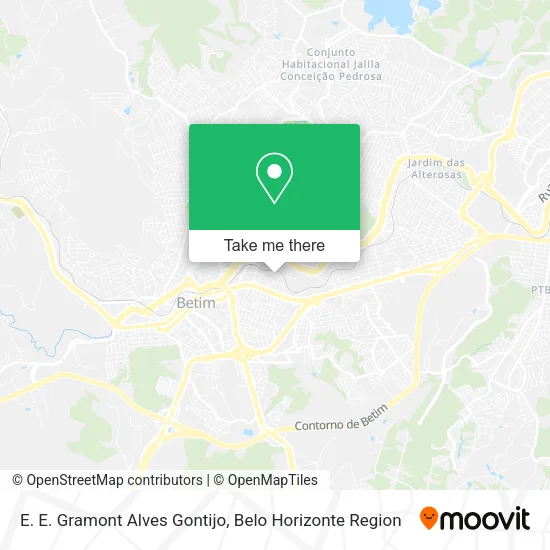 E. E. Gramont Alves Gontijo map