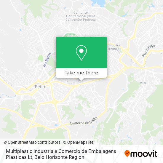 Multiplastic Industria e Comercio de Embalagens Plasticas Lt map