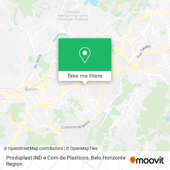 Produplast IND e Com de Plasticos map