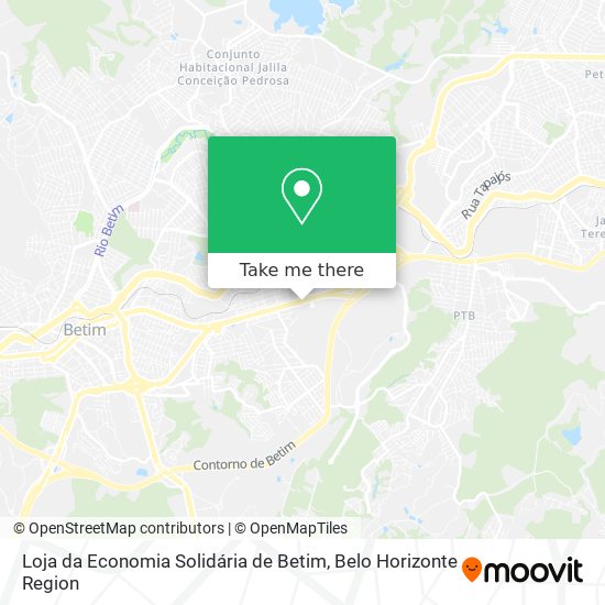 Loja da Economia Solidária de Betim map