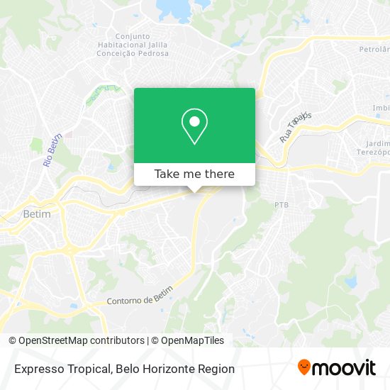 Expresso Tropical map