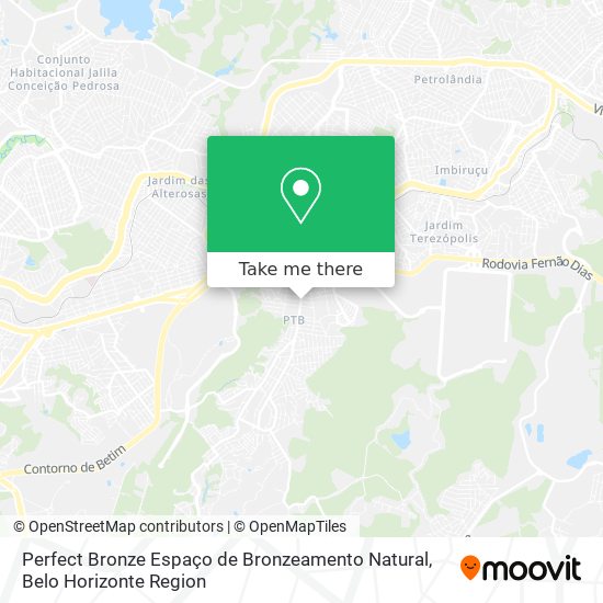 Perfect Bronze Espaço de Bronzeamento Natural map