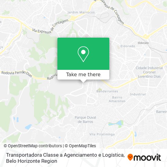 Transportadora Classe a Agenciamento e Logística map