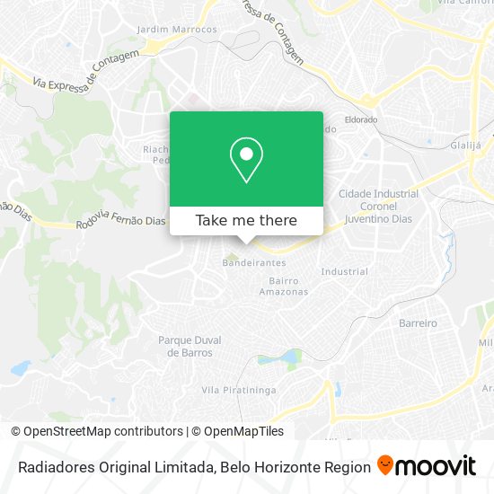 Radiadores Original Limitada map