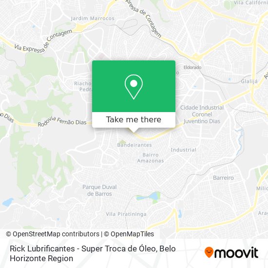 Rick Lubrificantes - Super Troca de Óleo map