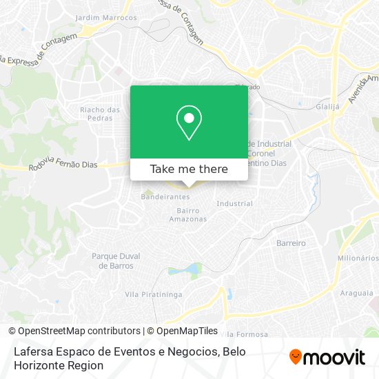 Lafersa Espaco de Eventos e Negocios map