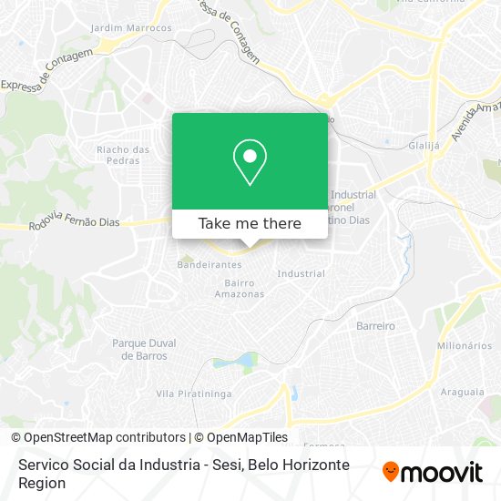 Servico Social da Industria - Sesi map