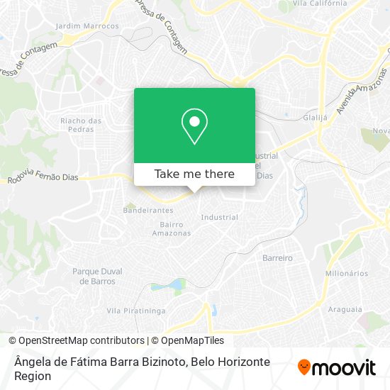 Ângela de Fátima Barra Bizinoto map
