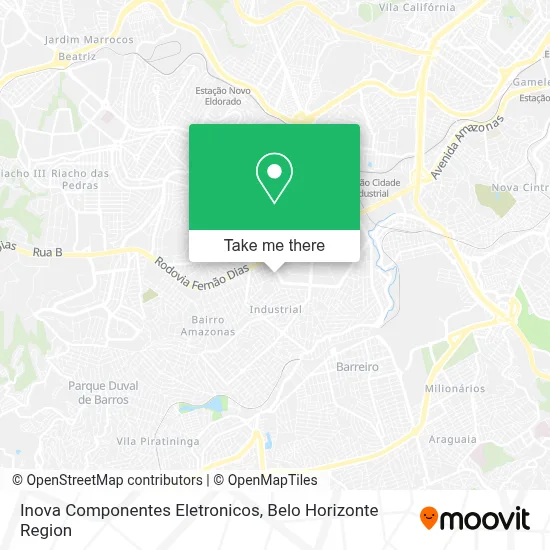Inova Componentes Eletronicos map