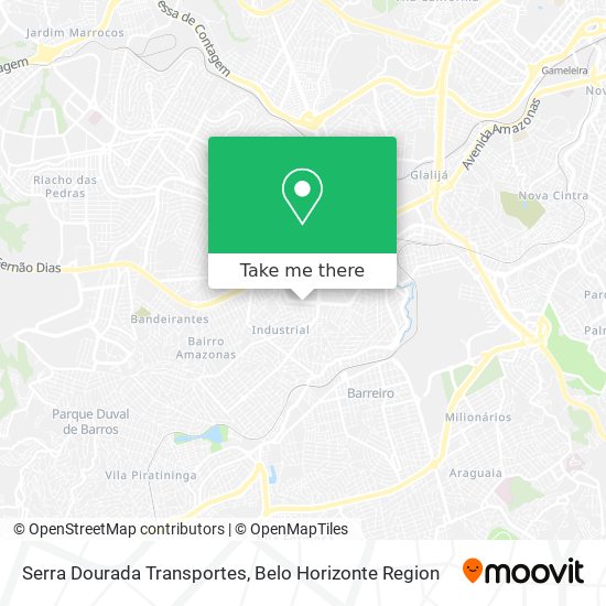 Serra Dourada Transportes map