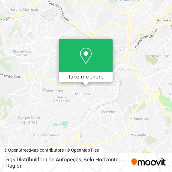 Rgs Distribuidora de Autopeças map