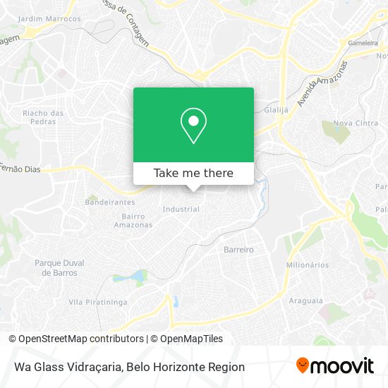 Wa Glass Vidraçaria map