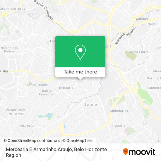 Mercearia E Armarinho Araujo map