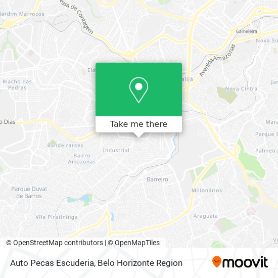 Auto Pecas Escuderia map