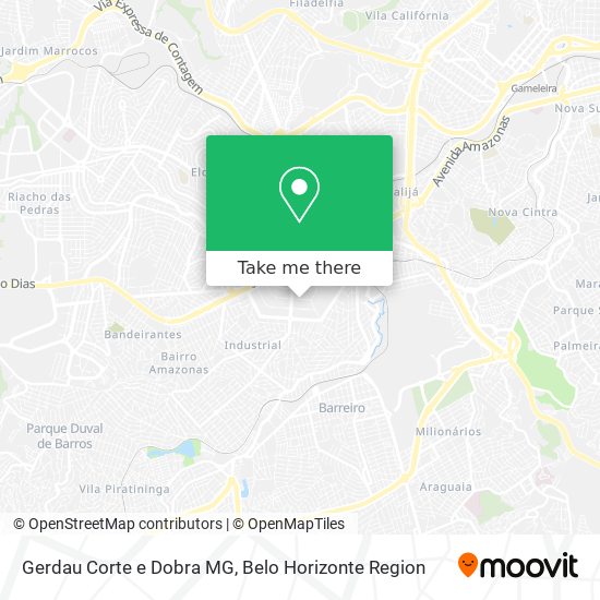 Gerdau Corte e Dobra MG map
