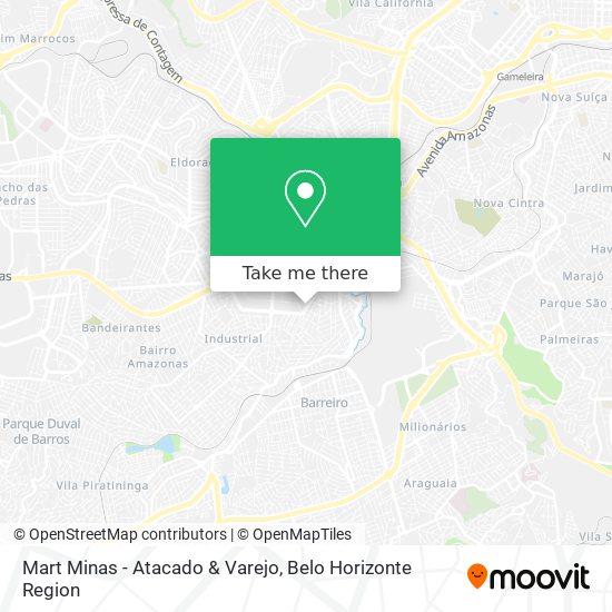 Mart Minas - Atacado & Varejo map
