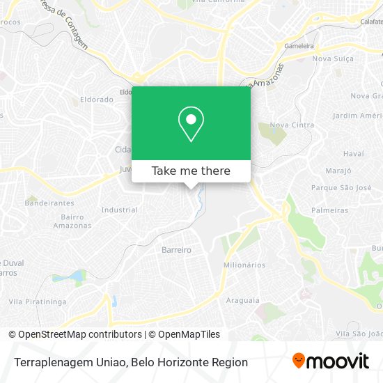 Terraplenagem Uniao map