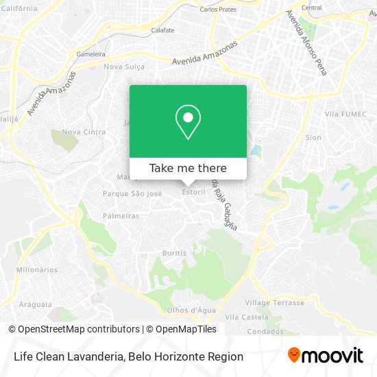Life Clean Lavanderia map