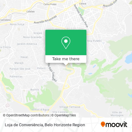 Loja de Conveniência map