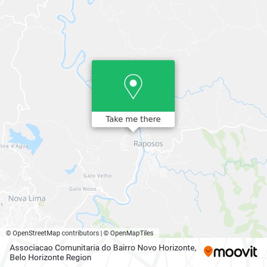 Associacao Comunitaria do Bairro Novo Horizonte map