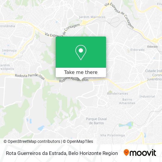 Rota Guerreiros da Estrada map