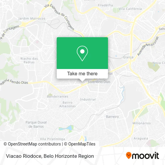Viacao Riodoce map