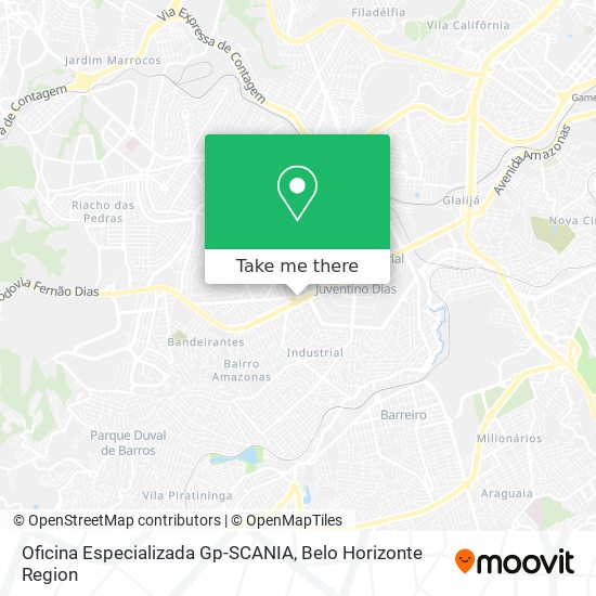 Oficina Especializada Gp-SCANIA map